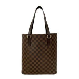 LOUIS VUITTON Authentic Brown Damier Leather Tote Bag